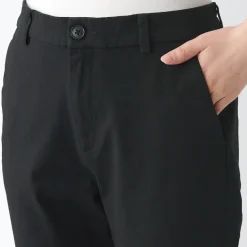 Women's 4-Way Stretch Chino Slim Tapered Pants (L 32inch / 80cm)